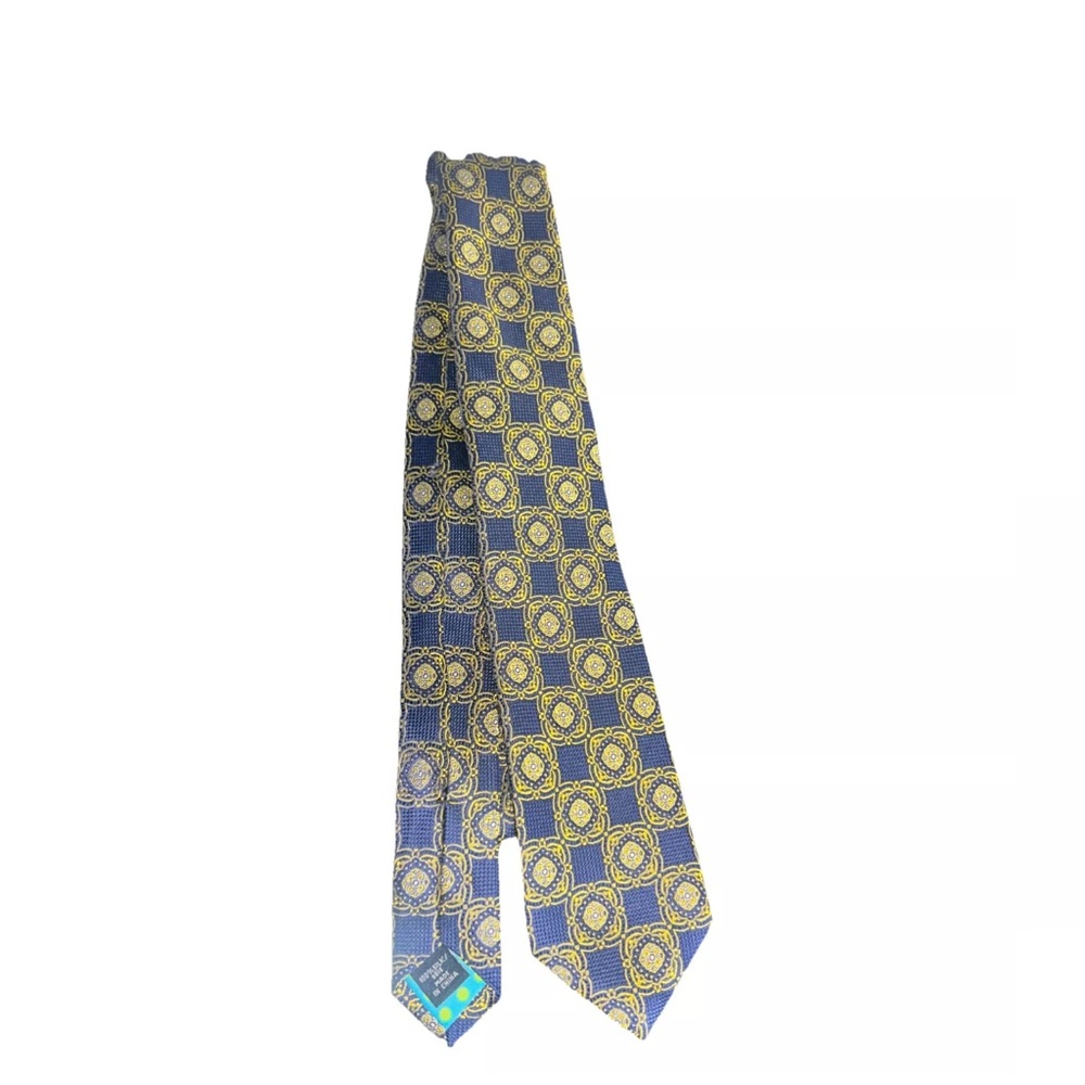 Ted Baker Italy Silk Tie In Blue Color (Width 3in).